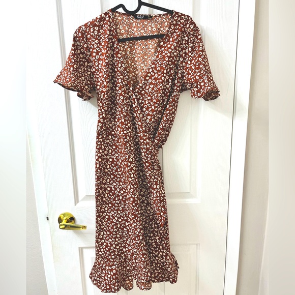 Floral Wrap Dress - Picture 1 of 2